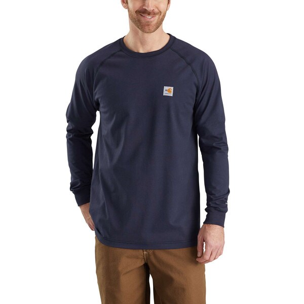 Carhartt FR Force Long Sleeve T-Shirt in Dark Navy